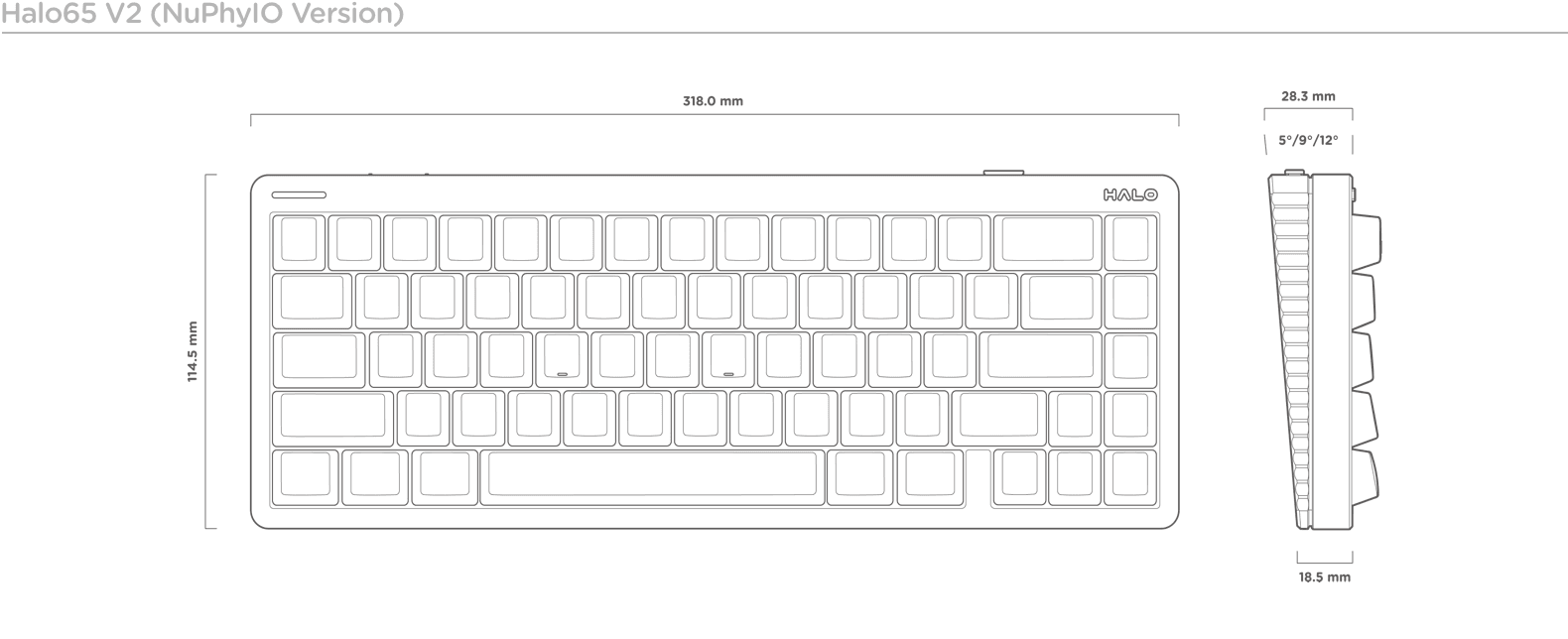Technical specifications diagram